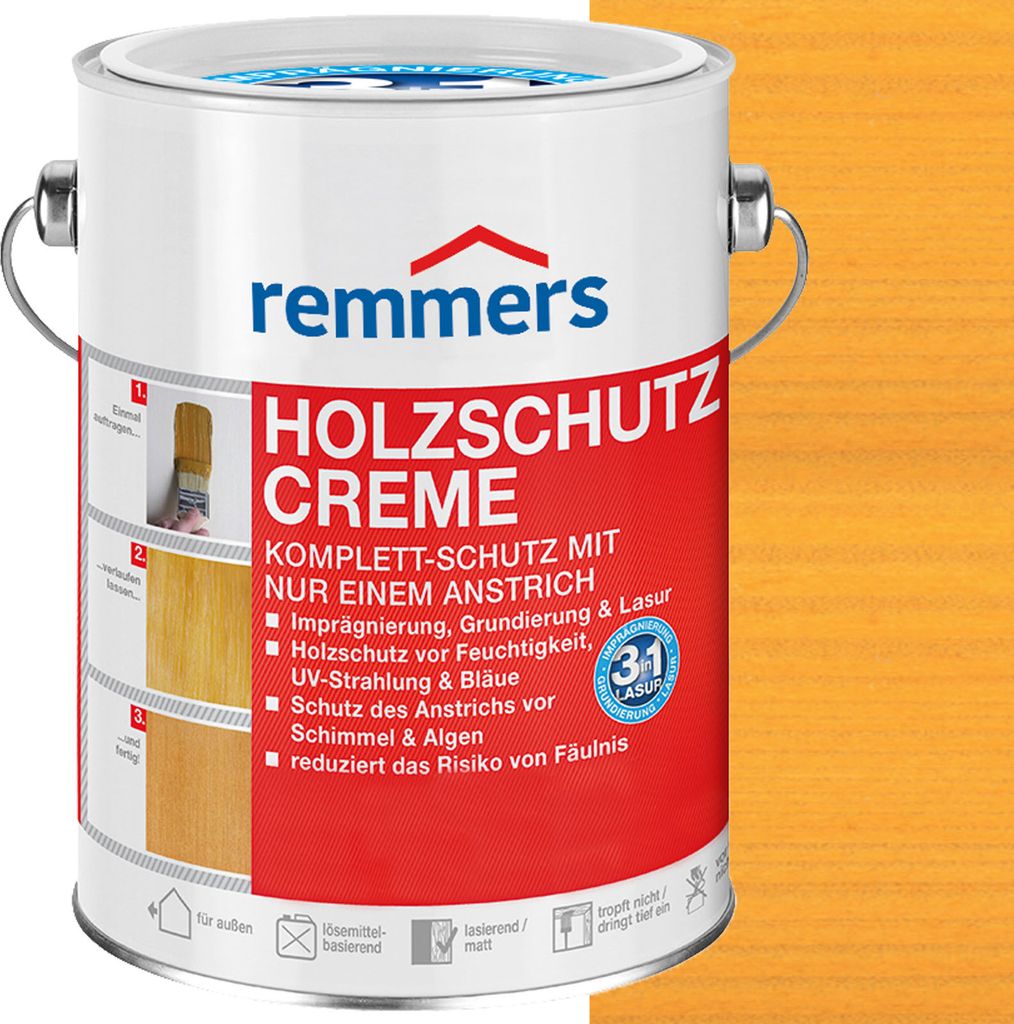 Remmers Krem do konserwacji drewna 2716 Sosna 2,5 litra Zdjęcie produktu 