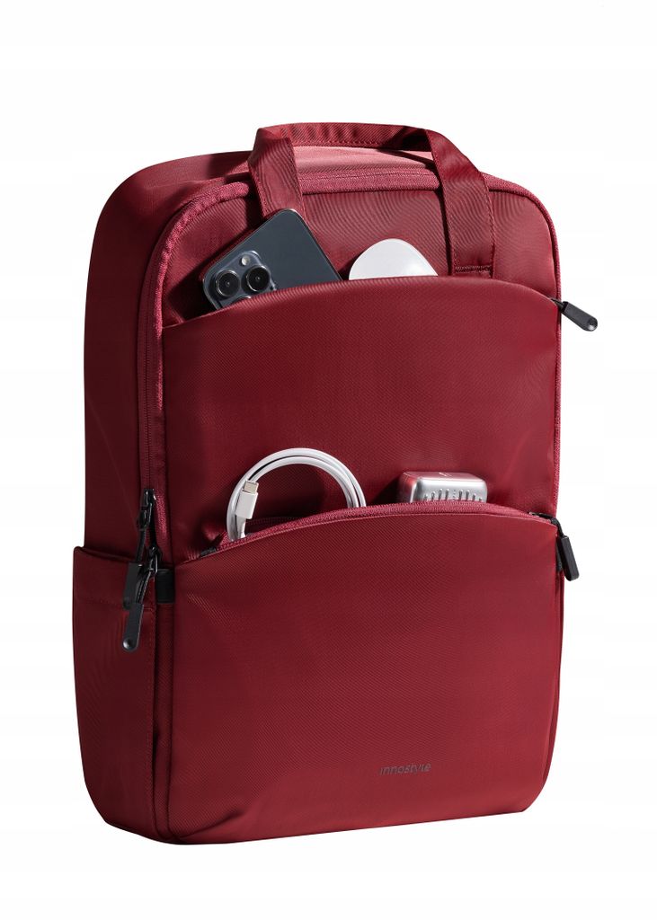 Innostyle Laptop-Rucksack 15.6 Für Flugzeug Wasserdicht Colorlite 14L Rot