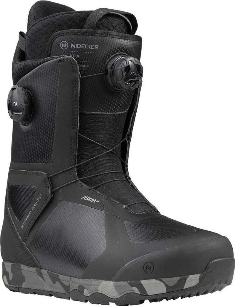 Chaussures de snowboard Nidecker Kita, couleur noire, Image du produit 