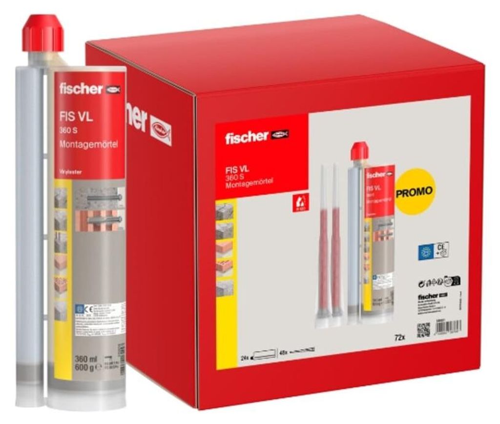 fischer Montagemörtel FIS VL 360ml S UMK (24 Stück im Karton)