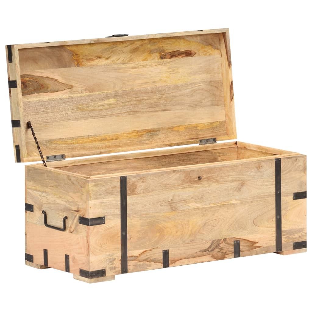 vidaXL Truhe 90x40x40 cm Mango Massivholz Produktbild 