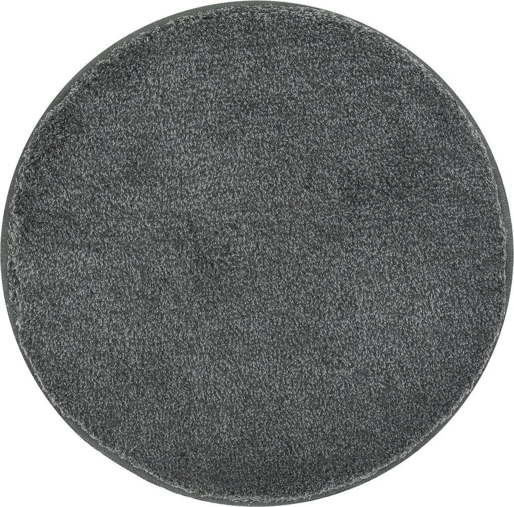 Kleine Wolke Badteppich RELAX Anthrazit 100 cm rund