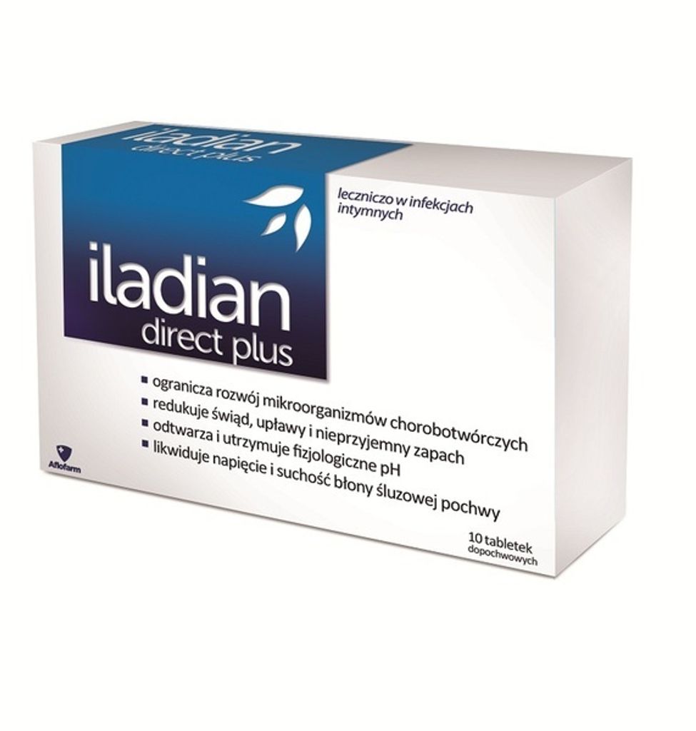 Iladian Direct plus, 10 comprimés vaginaux - Longue durée Image du produit 