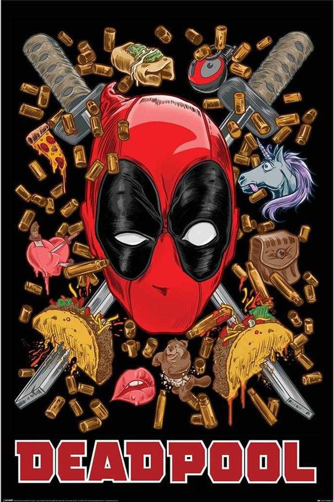 Deadpool - Poster "Chimichanga", Papier PM10826 (91,5 cm x 61 cm) (Bunt)