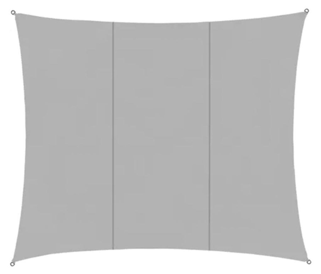 GARDLOV 23143 Sonnensegel 4x3 m grau Produktbild 