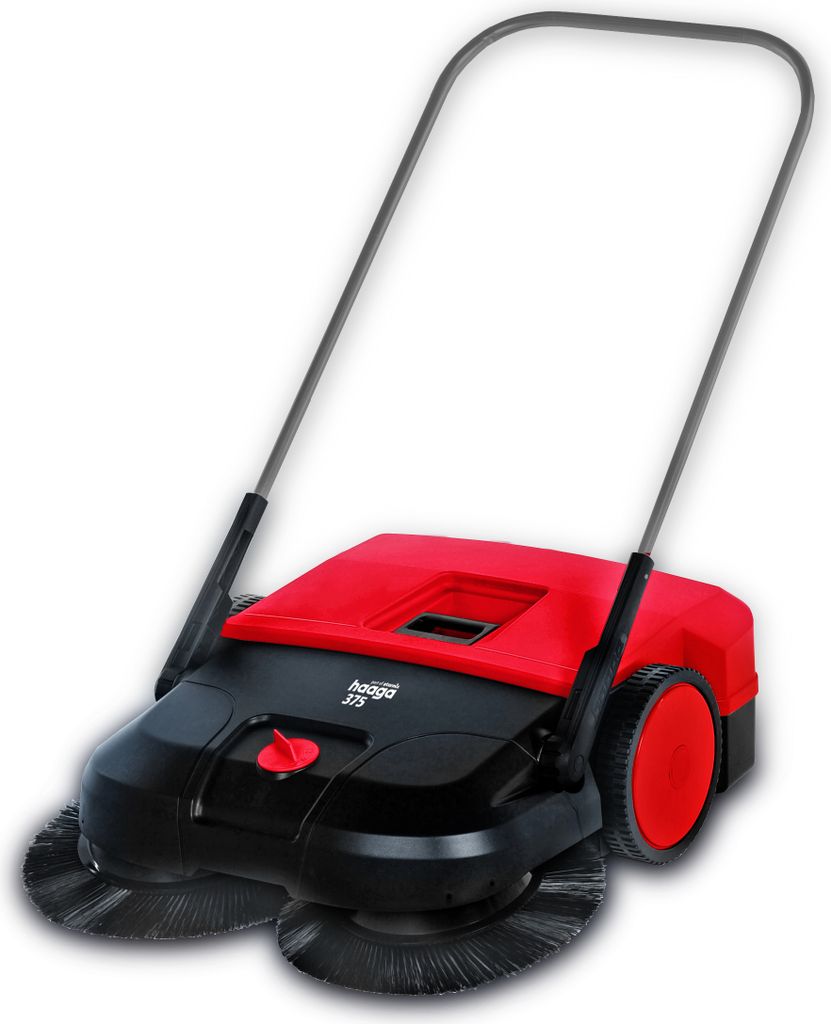 Handkehrmaschine haaga 375 m.2 Seitenbesen 750mm 2900 m²/h 50l HAAGA