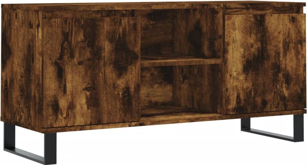 vidaXL TV-Schrank Räuchereiche 104x35x50 cm Holzwerkstoff