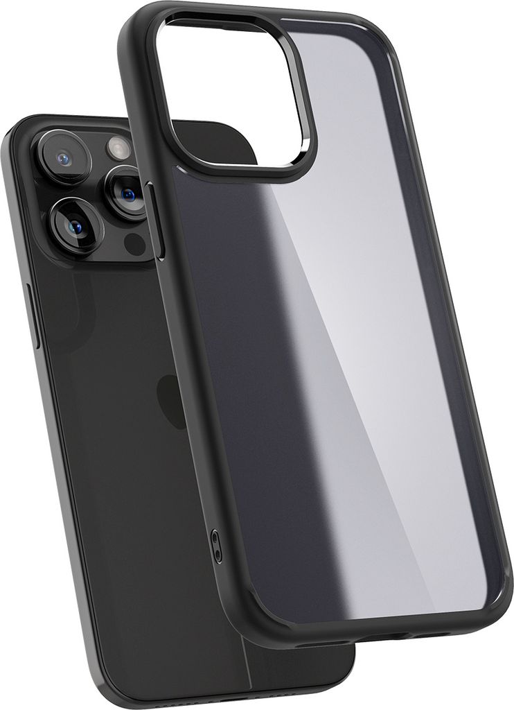 Spigen ULTRA HYBRID IPHONE 15 PRO MAX FROST SCHWARZ Handyhlle