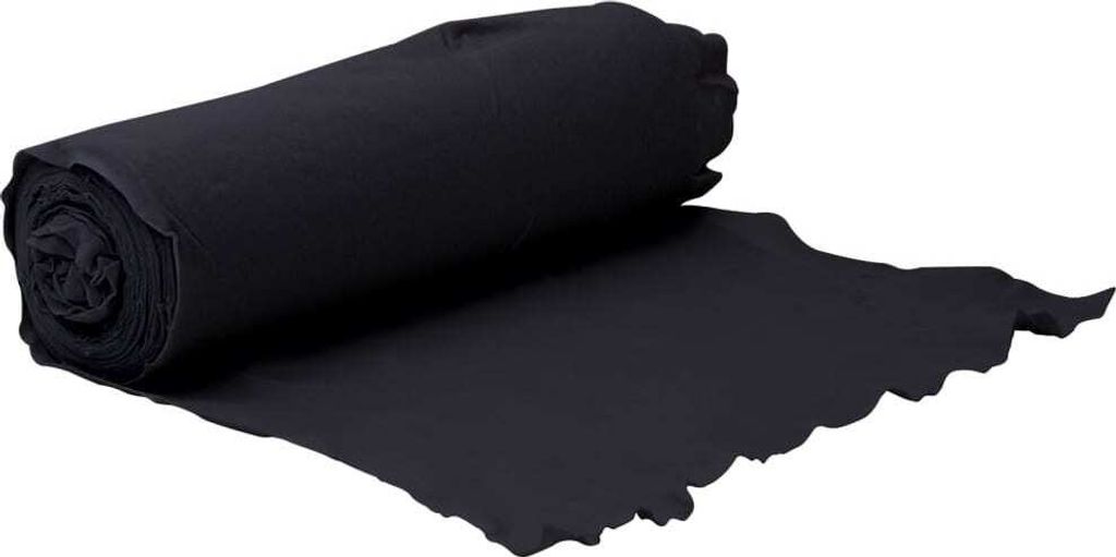 Geotextil-Vlies Schwarz 1x50 m Polyesterfaser