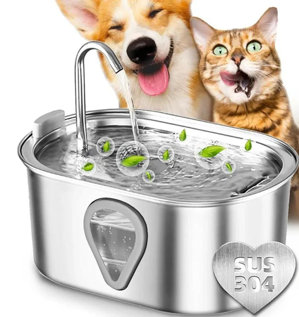 Distributeur d'eau automatique pour animaux avec robinet 3,5 litres - 2