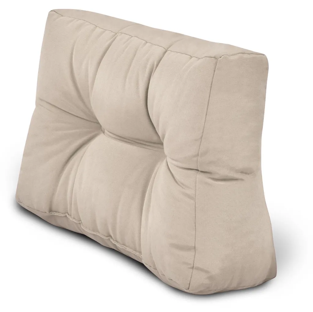 Coussin pour Banquette Palette Extérieur Beige 60x40 cm Lot de 2 - 2