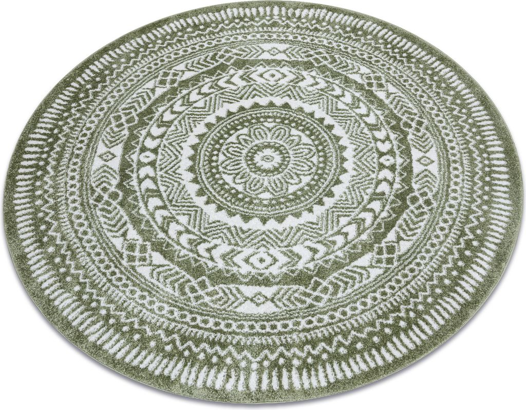 Teppich FUN Land Napkin Serviette Kreis - grün Grün rund 140 cm
