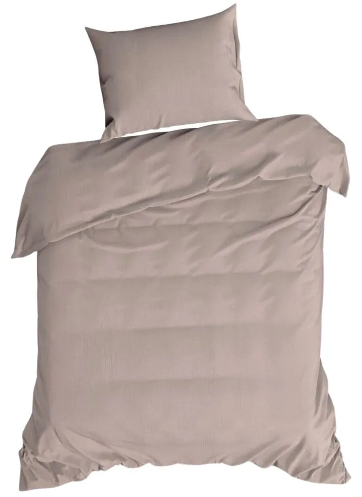 Parure de lit 140x200 cm rose en 100% coton pour chambre d'enfant