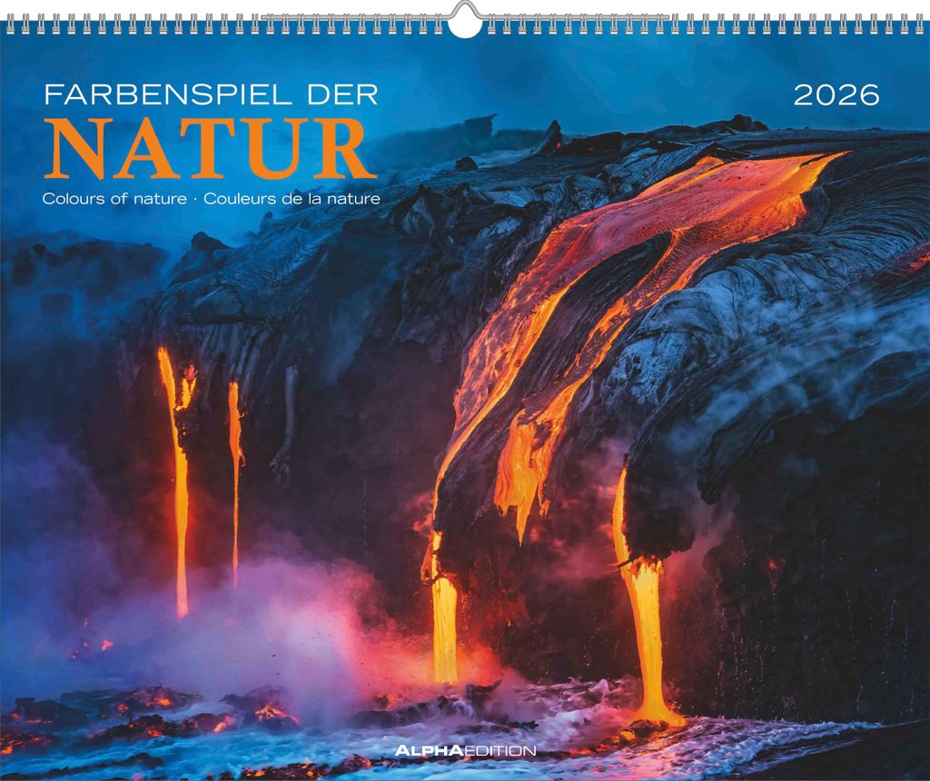 ALPHA EDITION - Farbenspiel der Natur 2026 - 52 x 42,5 cm