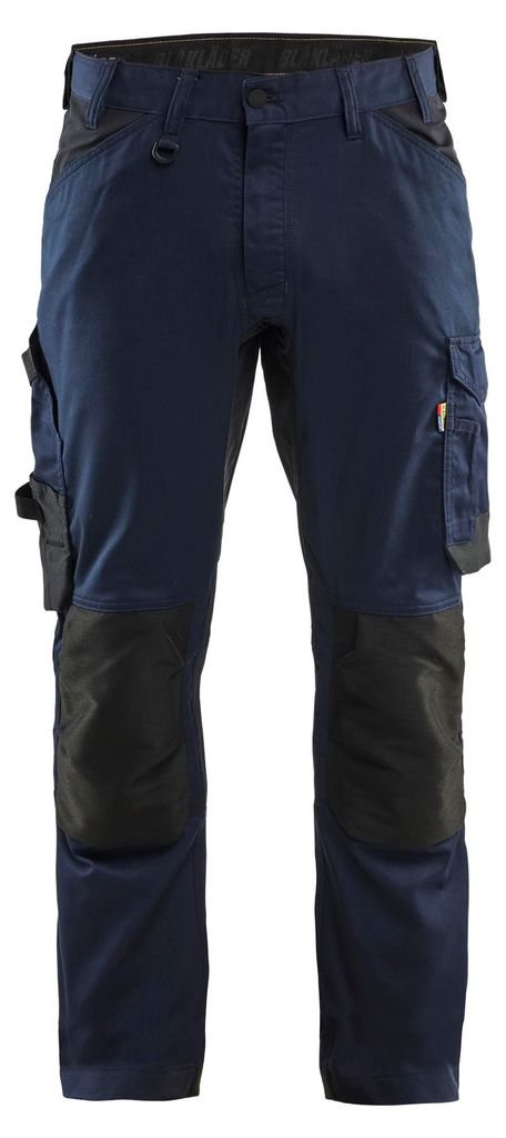 Blakläder Handwerker Arbeitshose mit Stretch 1751, Farbe:Dunkel Marineblau, Größe:D92