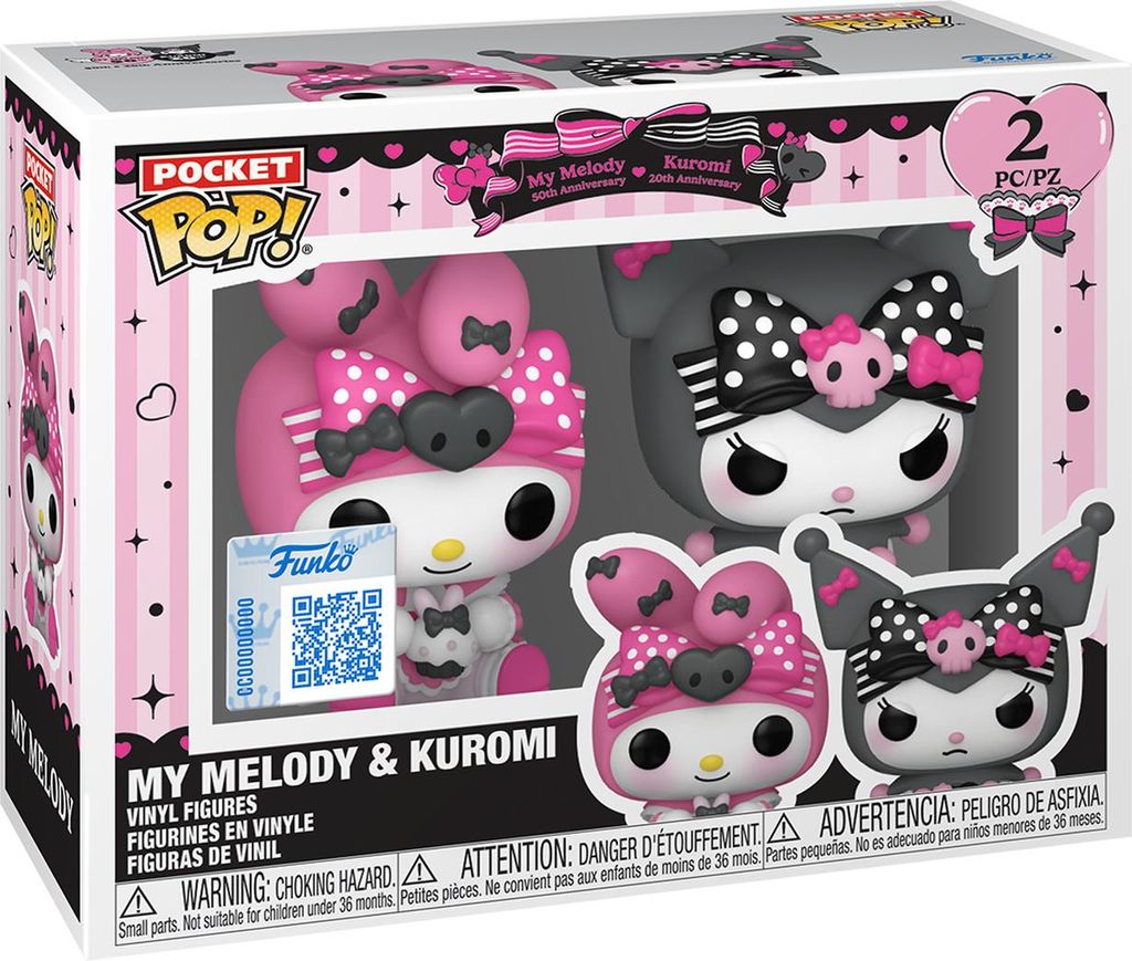 Hello Kitty - My Melody & Kuromi Funko Pocket POP!