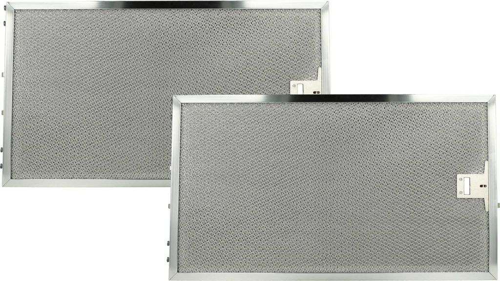 vhbw 2x Filter Metallfettfilter kompatibel mit Miele Dunstabzugshaube, Metall
