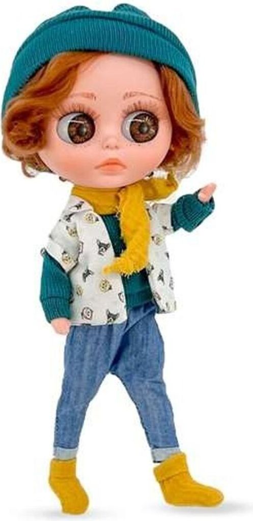 Berjuan Die Größeren Jungen Denim Latzhosen Für Die Babypuppe 32 Cm Gelb Gelb One Size