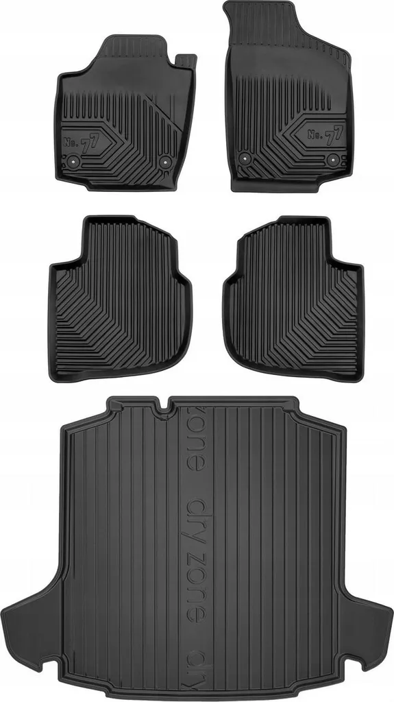 Tappetini Auto 3D per Skoda Rapid Berlina 2012-2019 - Stile e Protezione