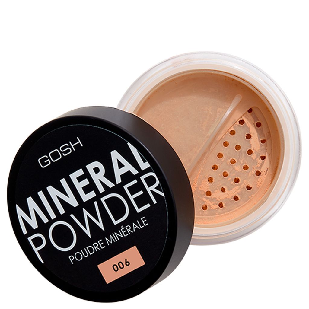 GOSH Mineral Powder, Univerzálne, Všetky tóny pleti, Honey, Obrázok produktu 