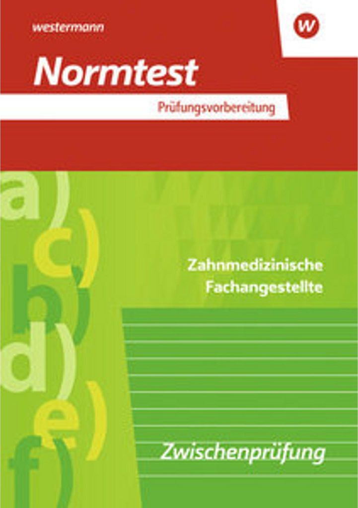 Prüfungsvorbereitung Normtest. Zahnmedizinische Image du produit 
