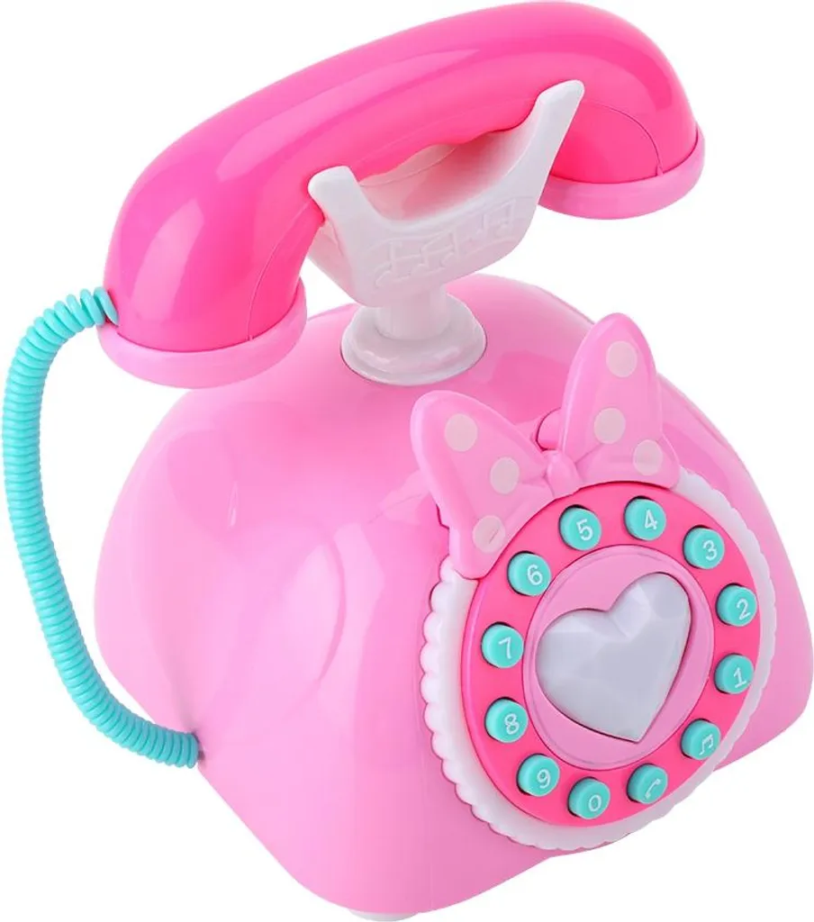 Téléphone bilingue pour bébé avec fonctions musicales et éducatives bleu