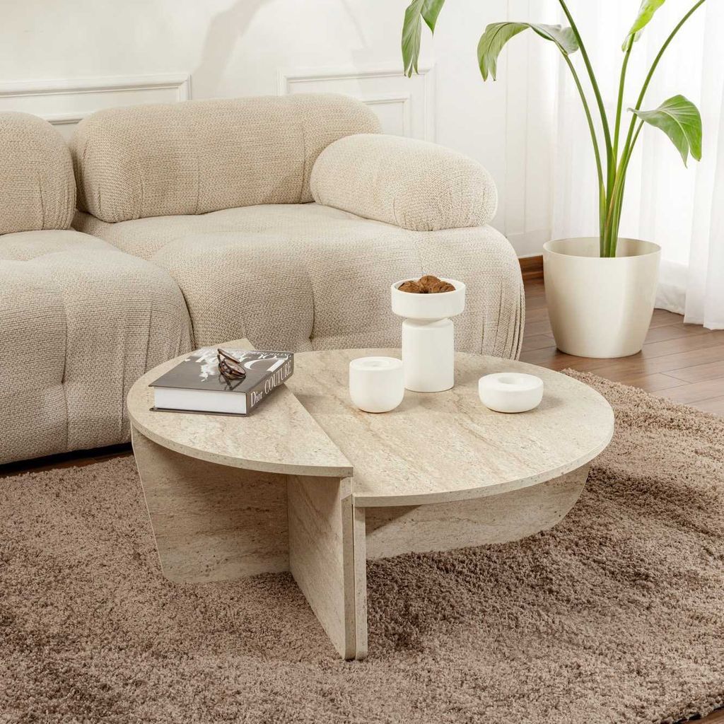 Skye Decor, Orion - Travertine, Couchtisch, Travertin, 100 Produktbild 21