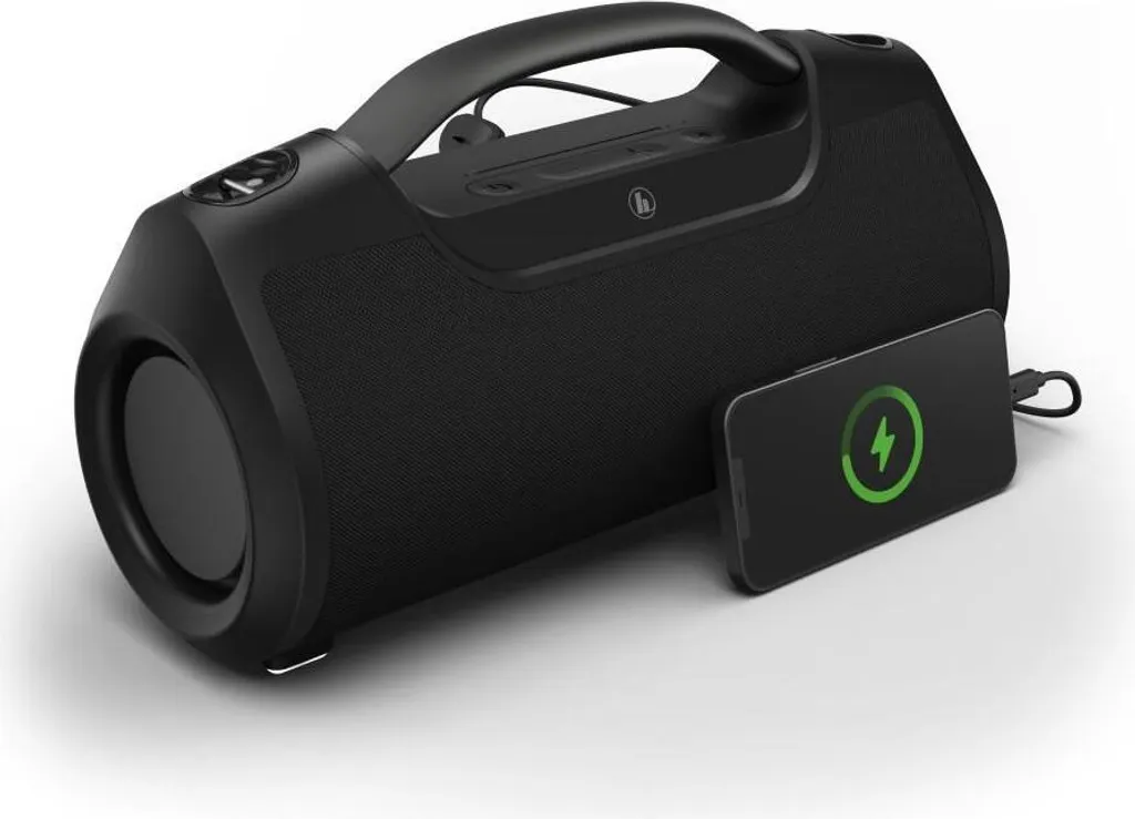 Enceinte Portable Bluetooth Hama SoundBarrel - Son Stéréo Robuste et Noir - 2