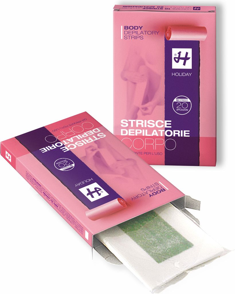 Enthaarungsstreifen Ready To Use for the Body