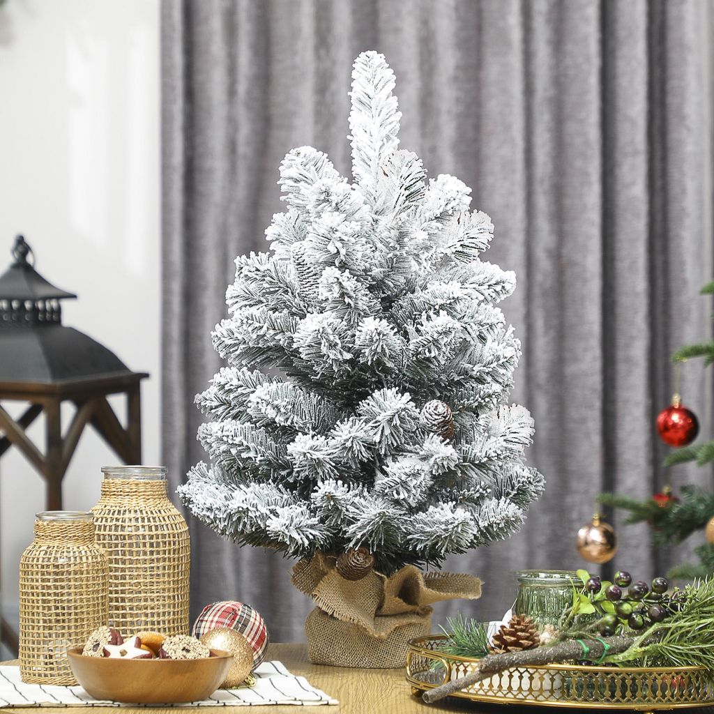 HOMCOM Mini Künstlicher Weihnachtsbaum 60 cm Tannenbaum