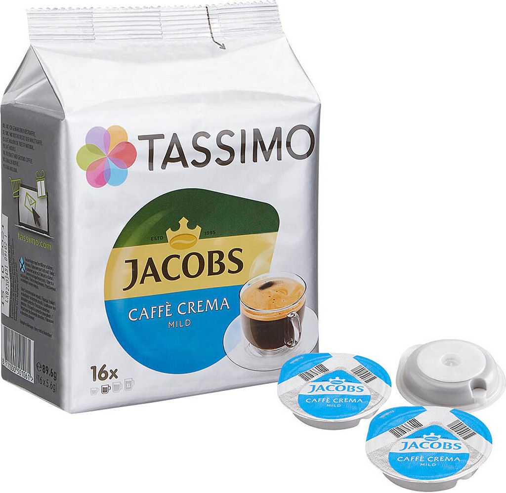 Tassimo Jacobs Caffè Crema mild | 16 T Discs, Kaffeekapseln Produktbild 8