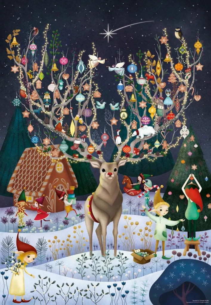 Activité de Noël : Puzzle 1000 pièces Rudolph pour toute la famille