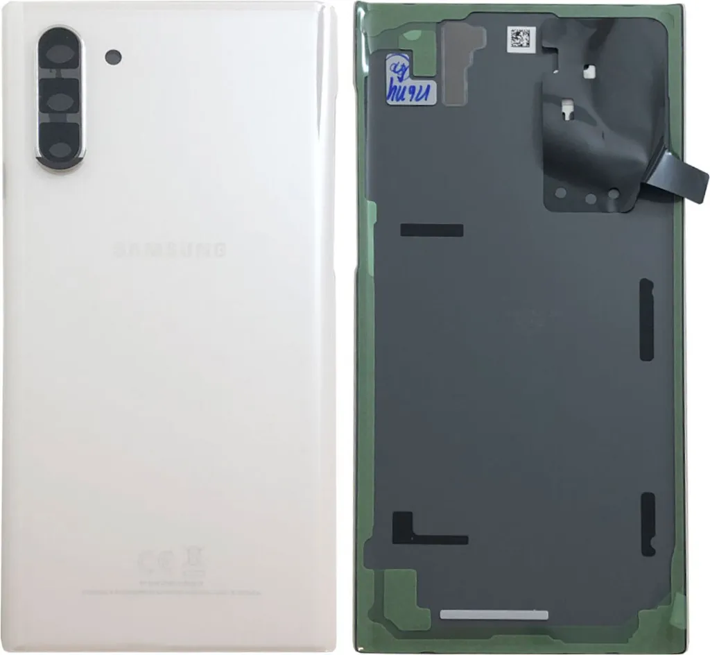Vitre arrière Samsung Galaxy Note 10 N970F Blanc Aura - Pièce GH82-20528B