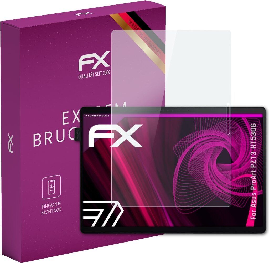 atFoliX FX-Hybrid-Glass Displayfolie kompatibel mit Asus ProArt PZ13 (HT5306) Glasfolie