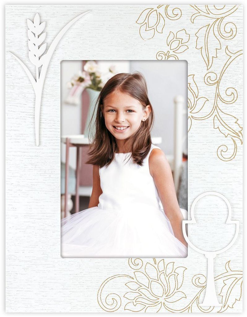 ZEP Fotorahmen aus Holz Mara 10x15 cm - Goldene Blumen Produktbild 
