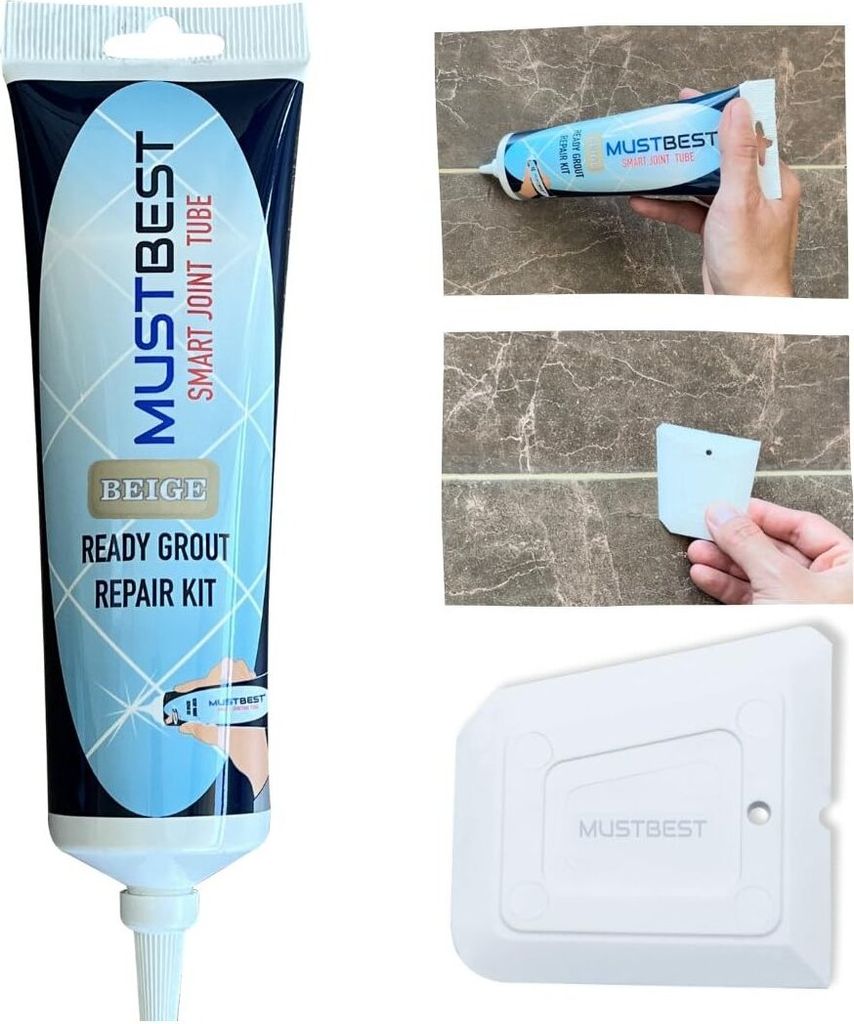 Schnell trocknendes Fliesenmörtelreparatur Füllungen | 250 ml, Beige