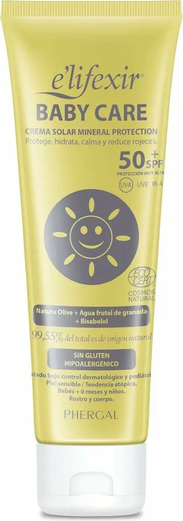 Écran solaire minérale bébé SPF50+ soin protecteur bio 100ML