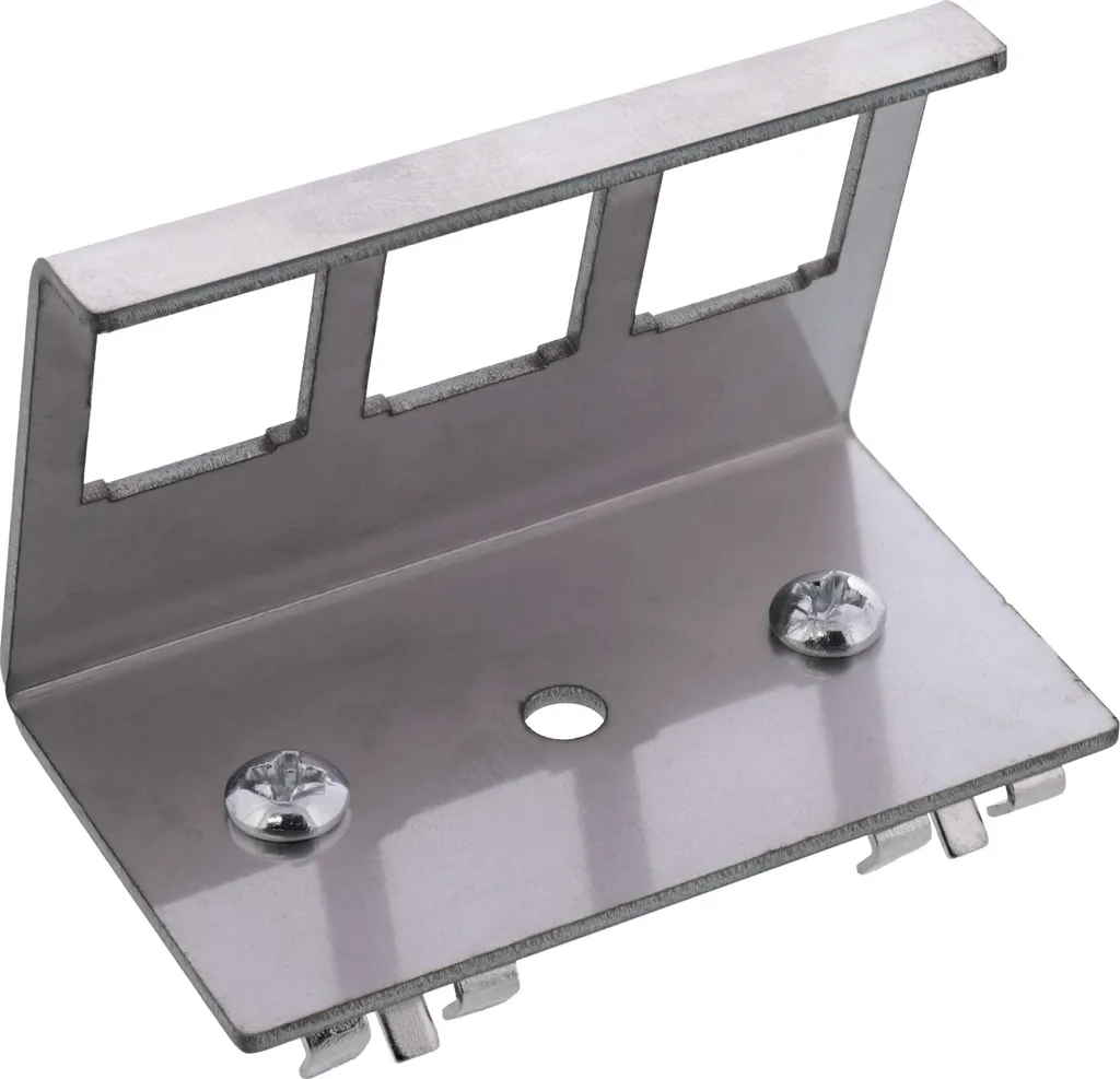 Support Rail DIN pour 3 Modules Keystone InLine Idéal Armoire Réseau - 2
