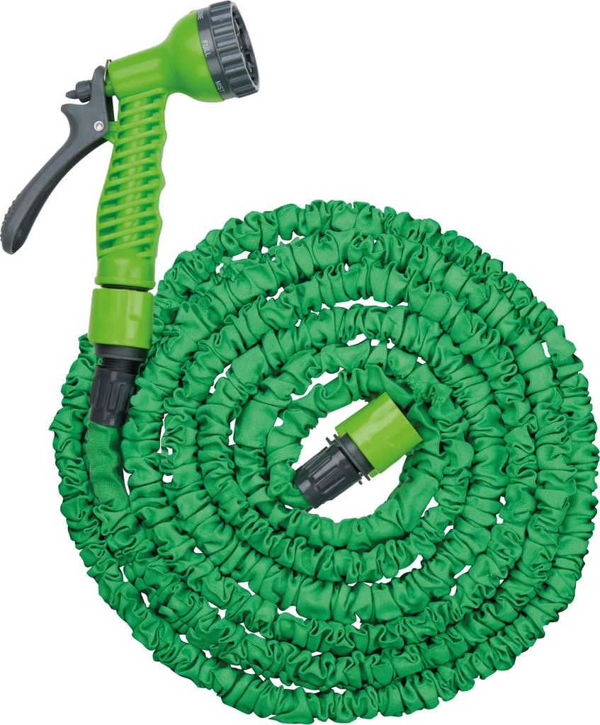 Kinzo Flexibler Gartenschlauch 10M - Inkl. Aufsatz - Düse Produktbild 