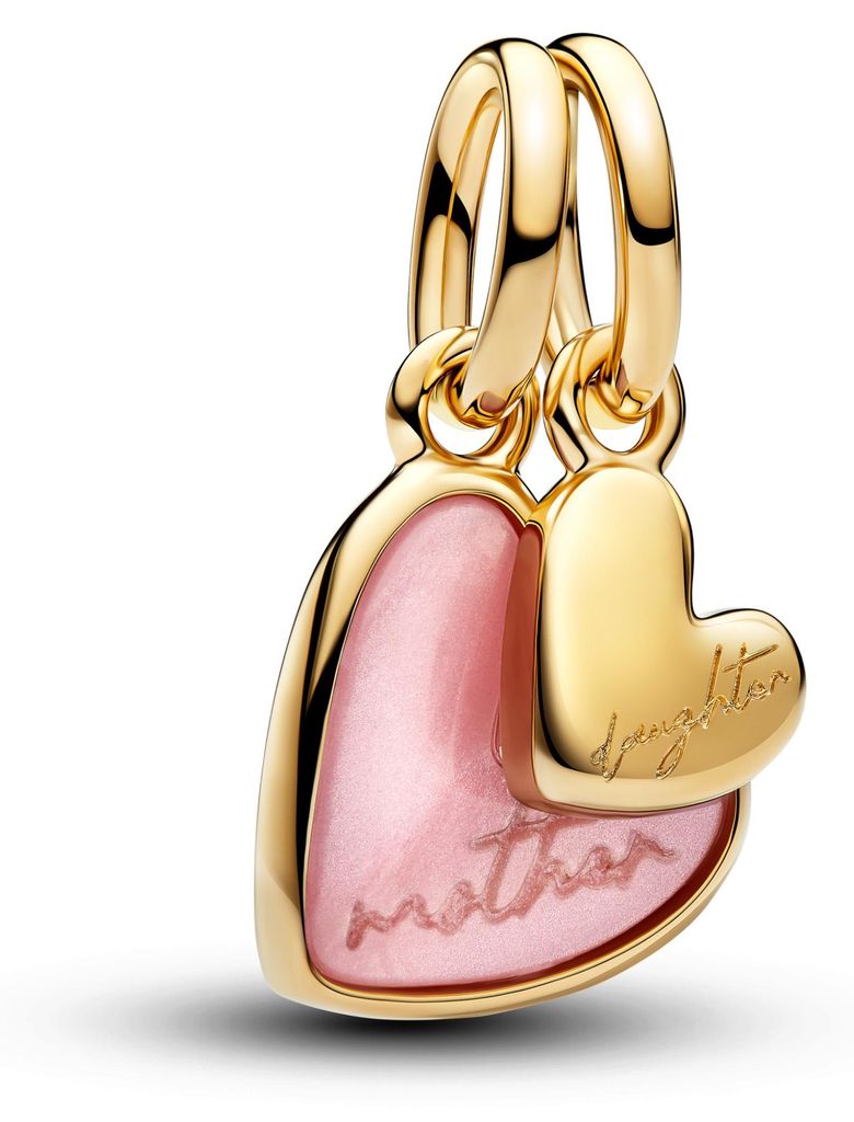 Pandora Charm-Anhänger Mutter & Tochter Teilbar Vergoldet Produktbild 