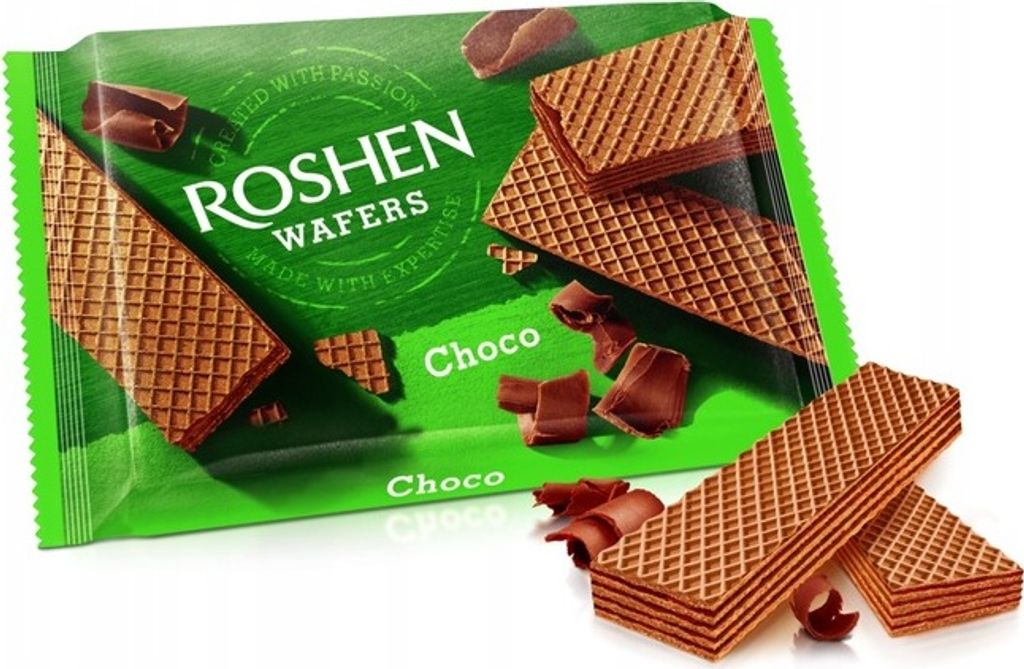 Roshen, biscotti al cioccolato con crema al cacao, 72 g Immagine del prodotto 
