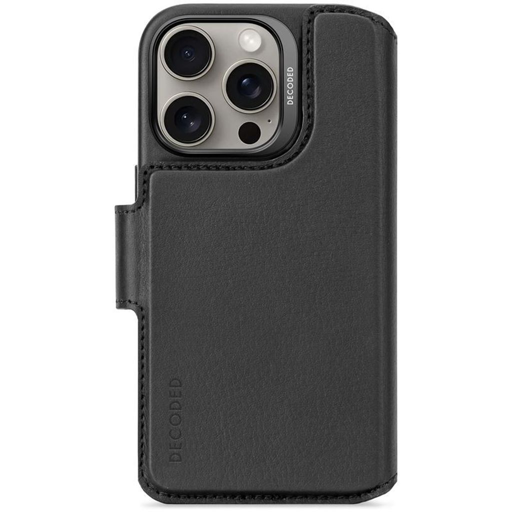 Decoded Leather Detachable Wallet, black - iPhone 16 Pro Obrázek produktu 