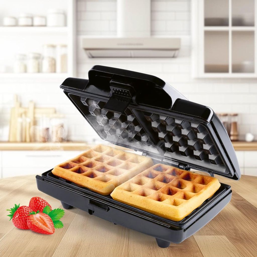 GOURMETmaxx Waffeleisen Belgische Waffeln 750W Produktbild 