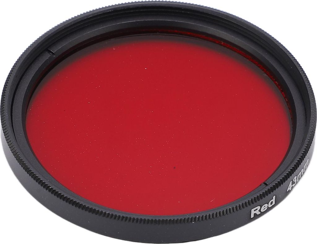 Kamera wasserdichtes Filter Volles rotes Objektiv optisches Glas für Nikon lens43mm