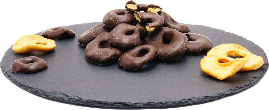 Apfelringe mit Zartbitter-Schokolade: 500g Größe: 500g Produktbild 