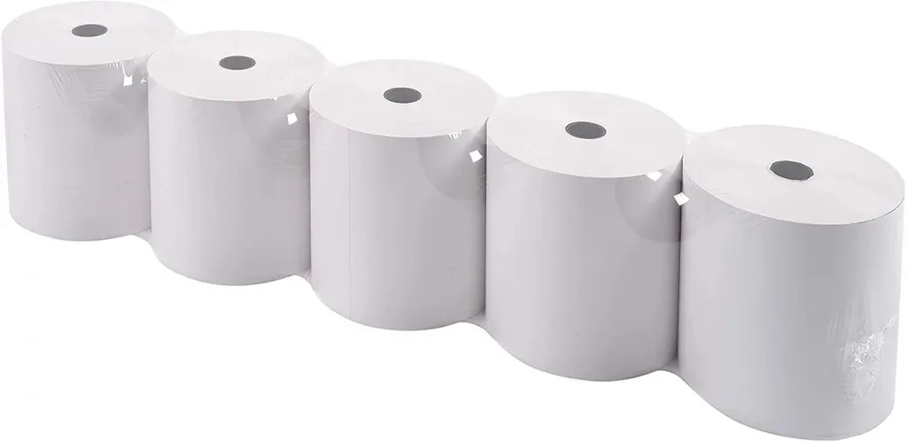 Stock 10 Rotoli Exacompta 80mm x 76m per Stampanti Termiche Cassa