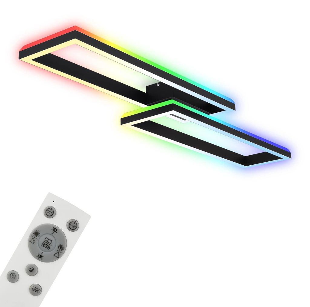 Lampa sufitowa LED BRILONER FRAME BACK, zdalne sterowanie, Zdjęcie produktu 
