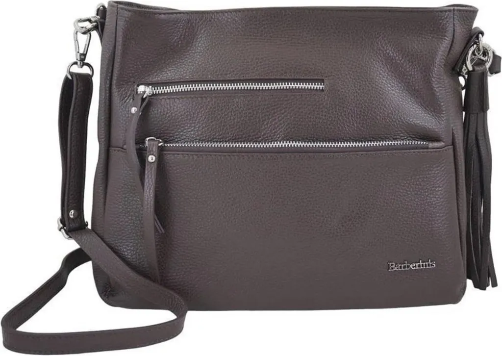 Sac à main Barberini's en cuir rigide cabas élégant pour le bureau