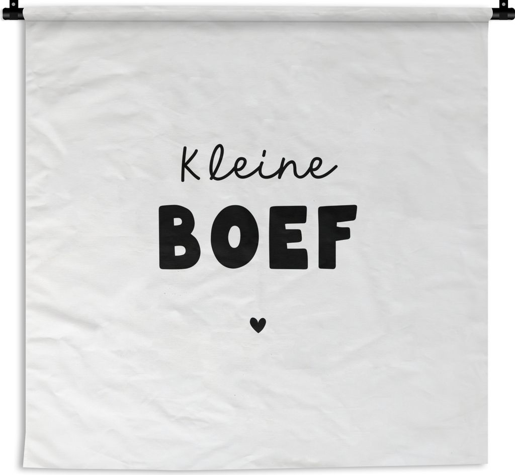 MuchoWow Wandteppich Wandbehang Kinder - Zitate - Kleiner Schlingel - Sprichwörter 60x60 cm Tapisserie Dekoration Wandtuch - Dekorationen - Wand...