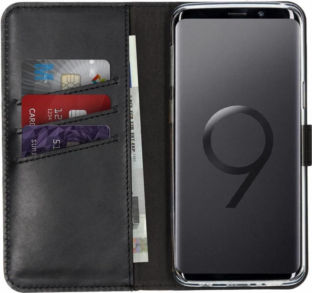 Bibliothèque en cuir véritable Selencia pour le Samsung Image du produit 